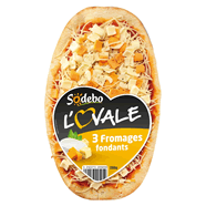 Sodebo pizza ovale 3 fromages 200g
