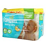 Couches Pampers Baby Dry Jumbo + T4 + x76