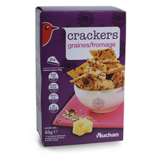 Crackers graines fromages 1x65g