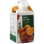 Auchan 100% pur jus orange 50cl
