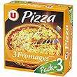 Pizza 3 fromages (mozzarella,emmental,cheddar) U, 3x350g