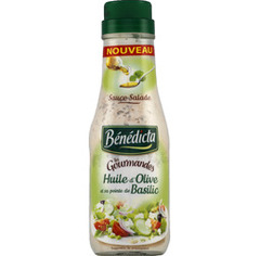 Sauce salade gourmande huile olive flacon verre 290g
