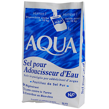 Pastilles pour adoucisseur d'eau AQUA, 25kg