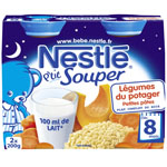 Nestle p'tit souper legumes du potager petites pate 2x200g
