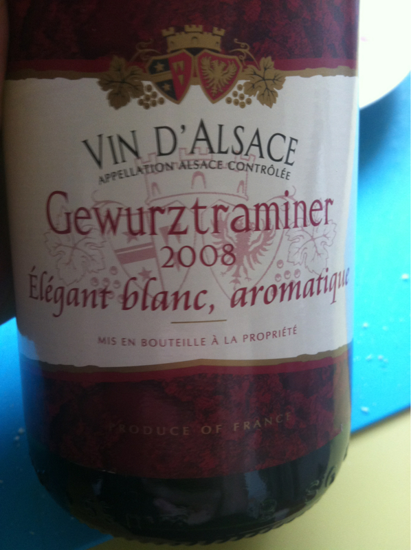 Gewurztraminer, vin d'Alsace blanc 2008, 13% ...