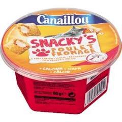 Canaillou, Snacky's poulet fromage, la boite de 60 g