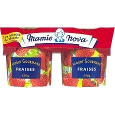 Mamie Nova Gourmand fraise 2x150g
