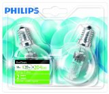 Ampoule Halogène Sphérique 18W E14 Philips