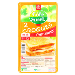 Croques monsieur Cote Snack 2x100g