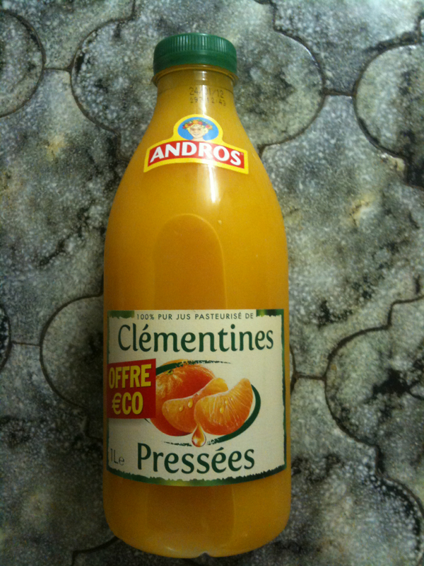 Pur jus clementine andros 1l 