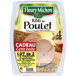 Rôti de Poulet cuit Fleury Michon 4X2