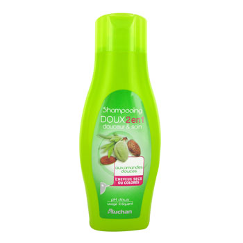 Auchan shampooing familial amande 500ml
