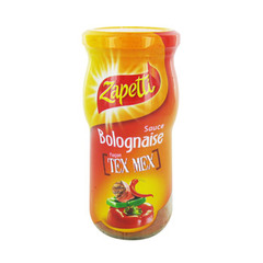 Sauce bolognaise facon Tex Mex ZAPETTI, 380g