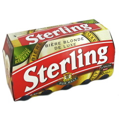 Sterling bière 4,5° - 10x25cl