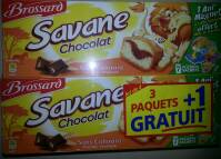 Savane chocolat Brossard Pocket 3x189g