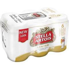Stella Artois biere 5,2° boites 6x33cl