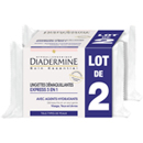 Diadermine lingettes express 3en1 -2x40