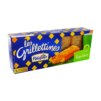 Biscottes Les Grilletines équilibre Pasquier