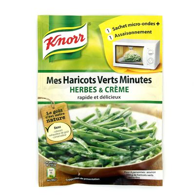 Knorr sachet micro ondes legumes vert cremes et herbes 30g