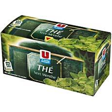 The vert a la menthe U, 25 sachets, 50g
