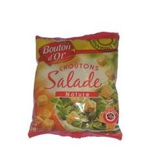 Croutons cubes salade nature, le sachet de 60g