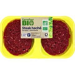 Steaks haches bio <5% mg