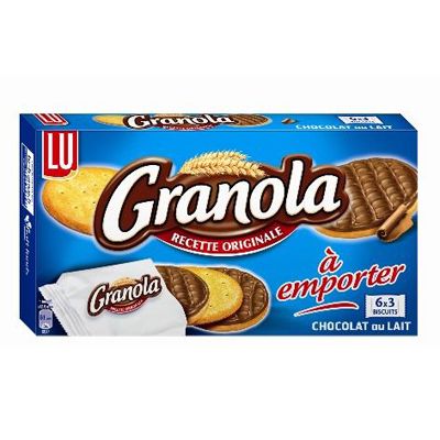 Biscuits Granola Lu Chocolat au lait 225g