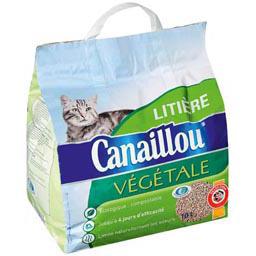 Litiere vegetale pour chat, le sac de 10l
