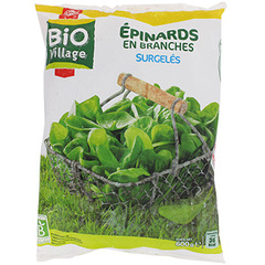 Epinards Bio Village En branches 600g