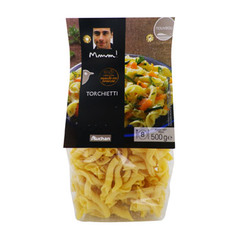 Mmm! pasta torchietti blanche 500g