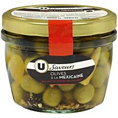 Olives a la mexicaine U Les Saveurs bocal 250g