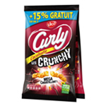 CURLY cacahuète Les Crunchy 2x100g + 15% gratuit 230g