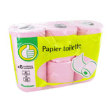 papier toilette compact 2plis pouce x6
