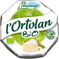 L'Ortolan Bio au lait thermise PAYSANGE, 27%MG, 250g