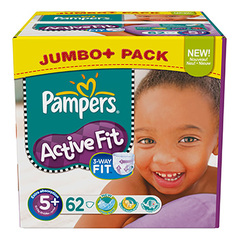 Couches Pampers Active Fit BOX T5 X62
