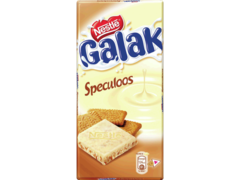 Chocolat blanc avec speculoos - Galac