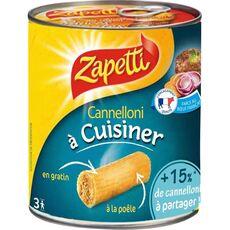 Cannelloni à cuisiner ZAPETTI, boîte de 800g