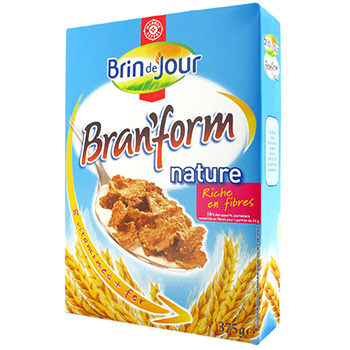 Cereales Brin de Jour Bran'form nature 375g