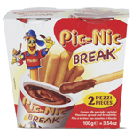Pic Nic Break Pâte à Tartiner aux Noisettes et Biscuits 2 Pots x 50 g