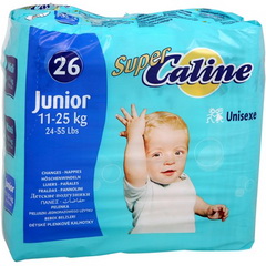 Couches taille Junior : 11-25 kg Super Caline