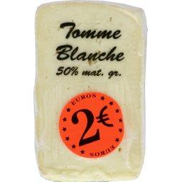 Tome blanche, 50% de mat. gr., le fromage, environ , 200g
