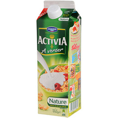 danone activia yaourt a verser nature 950 g