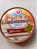 Coulommiers au lait pasteurise U, 24%MG, 10 portions, 350g