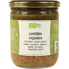 Naturellement Bio Lentilles mijotées BIO le bocal de 460 ml