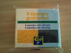 Eponges grattantes Eco+ x4
