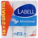 Labell Papier toilette Le Moelleux le paquet de 16 rouleaux