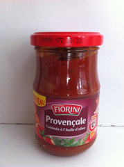 Sauce tomate Provencale cuisinee a l'huile d'olive, le pot de 190g