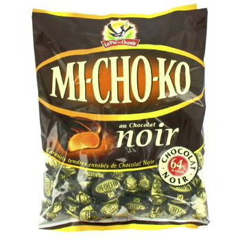 Mi-cho-ko - Caramels tendres enrobes de chocolat noir