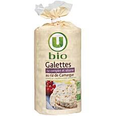 Galettes riz complet-sesame au riz de Camargue U Bio 130g