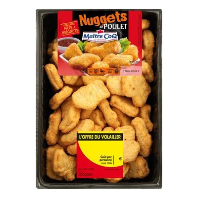 Nuggets de poulet MAITRE COQ, 1kg